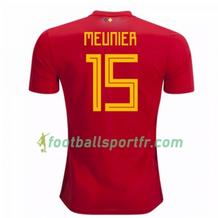 Tenue Belgique Meunier 15 Domicile Coupe du monde 2018 Maillot de Foot